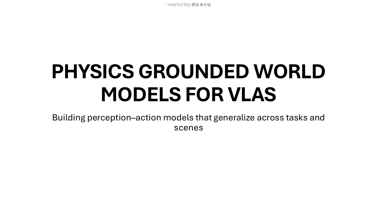 Physics Grounded World Models for VLAs